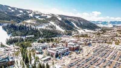 an aerial view of a ski resort in the snow at Lone Eagle 3012 in Keystone