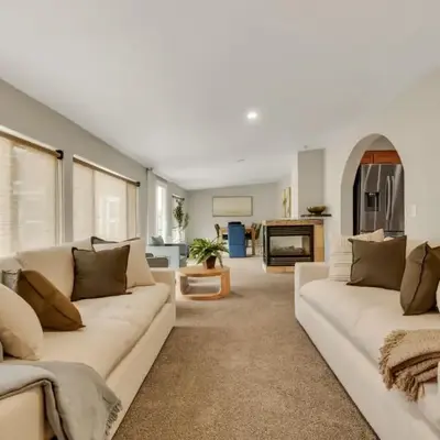 Chic Family Retreat with Game Room backyard with fire pit and minutes to Downtown!