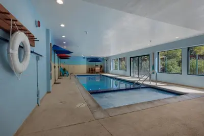 a swimming pool in a house at Gateway 5097 in Keystone