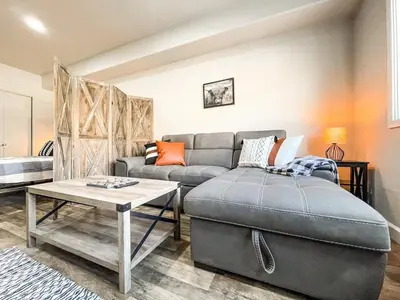 a living room with a couch and a table at #5075 Keystone in Keystone