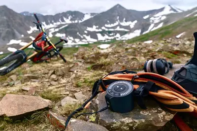 a camera sitting on top of a mountain at Ten Mile Creek Condo: Downtown Frisco, Hot Tub in Frisco