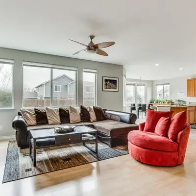 Fenced Yard and Trail Access Dog-Friendly Erie Home