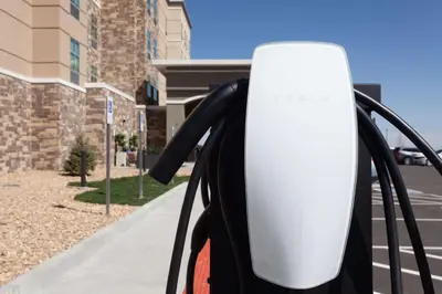 a white router sitting on the side of a car at Homewood Suites By Hilton Broomfield Boulder in Broomfield
