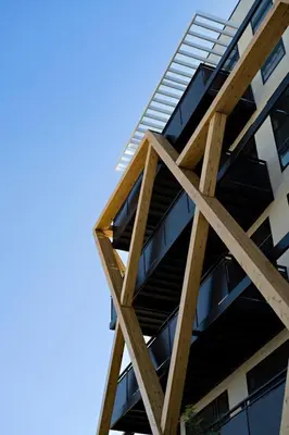 an office building with a ladder on the side of it at On Cloud 9 - Curated Lifestyle Loft - Zuni Lofts in Denver